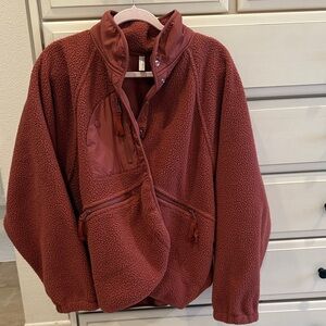 Free People Hit The Slopes Fleece Jacket